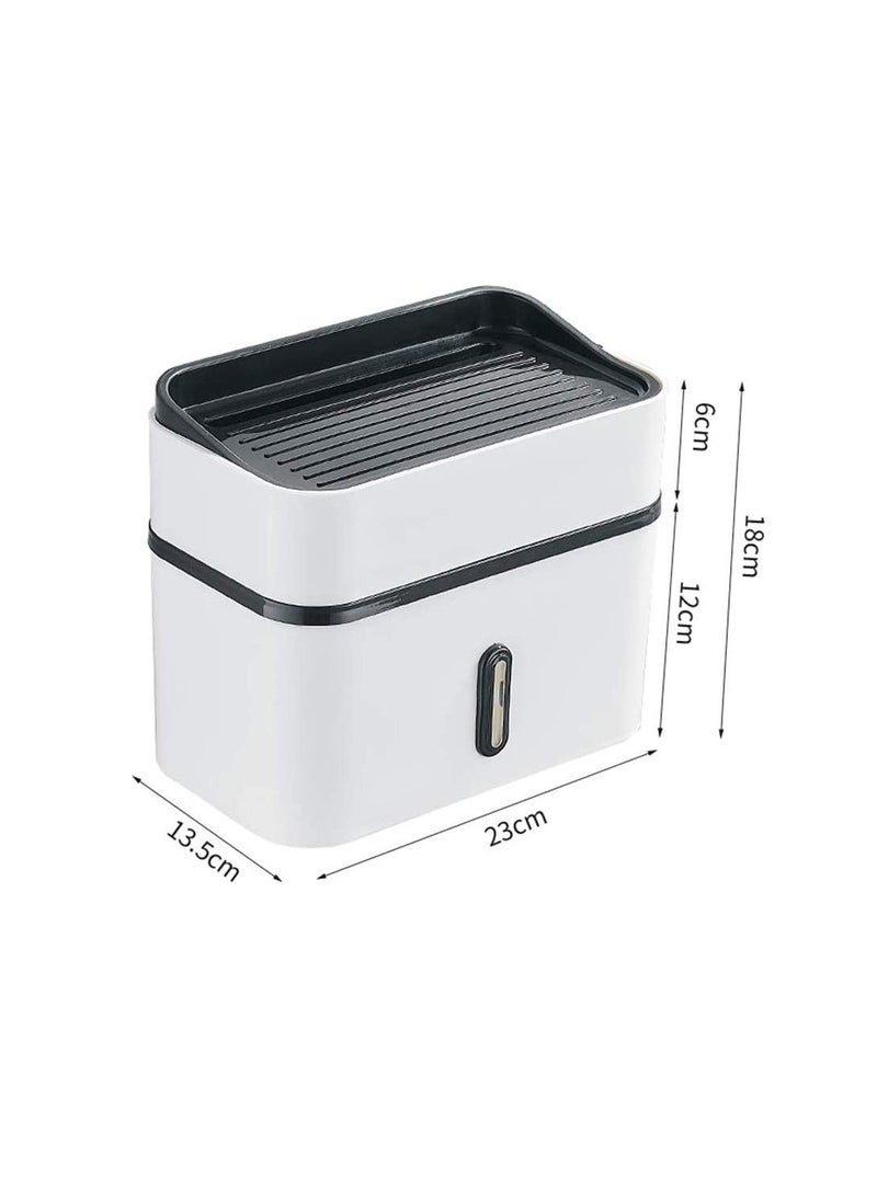 Toilet Roll Holder Bathroom Tissue Box Punch Free Waterproof Toilet Paper Paper Roll Paper Hand