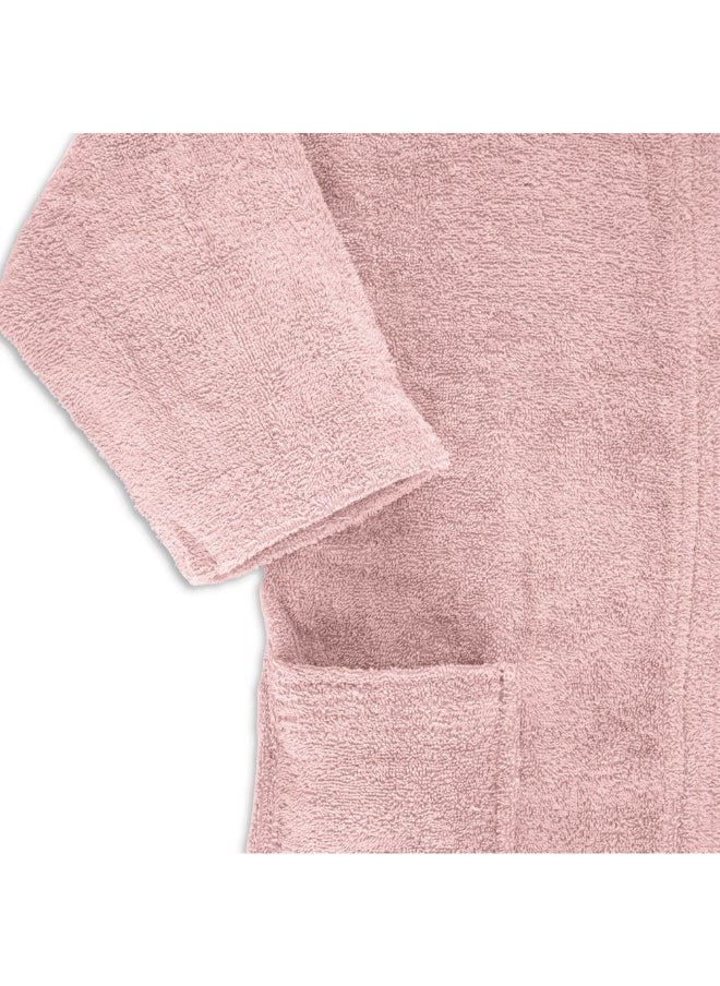 Daffodil (Baby Pink) Premium 6 Year Kids Hooded Bathrobe (108x104 Cm) Terry Cotton, Highly Absorbent and Quick dry, Hotel and Spa Quality Bathrobe for Boy and Girl-400 Gsm