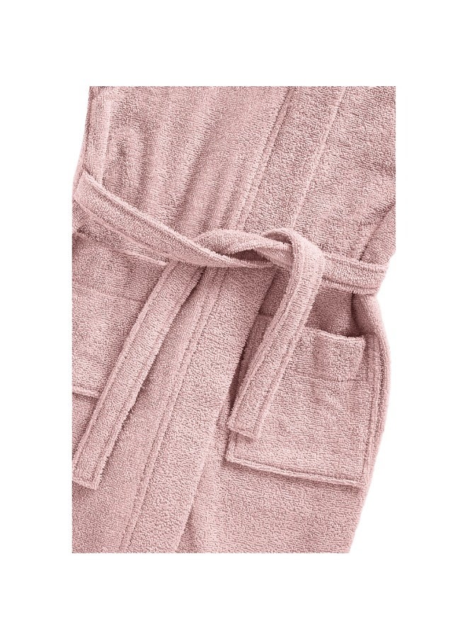 Daffodil (Baby Pink) Premium 6 Year Kids Hooded Bathrobe (108x104 Cm) Terry Cotton, Highly Absorbent and Quick dry, Hotel and Spa Quality Bathrobe for Boy and Girl-400 Gsm