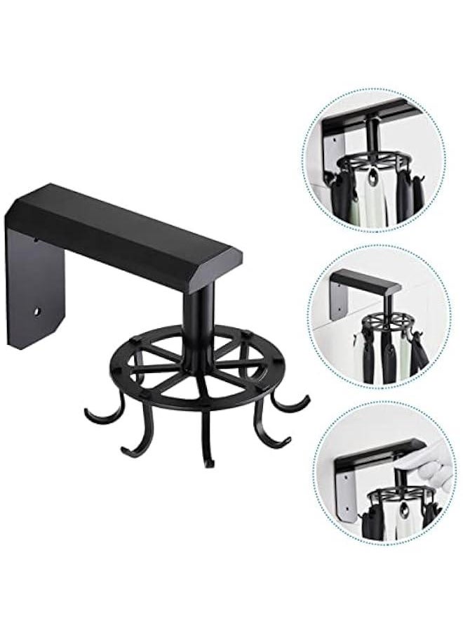 2 Sets Swivel Hook Hooks for Bathroom Kitchen Bath Towel Hook Adhesive Hooks Wall-Mounted Hooks Wall Hooks Rotating Hooks Storage Hooks