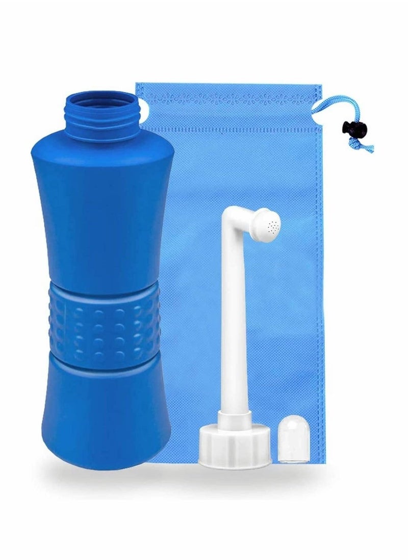 Personal Bidet Sprayer for Kids Ass Washing, Pregnant Women Cleansing, Postpartum Clean, Handheld Travel Bidet with 500ML Water Capacity and Angled Nozzle Spray