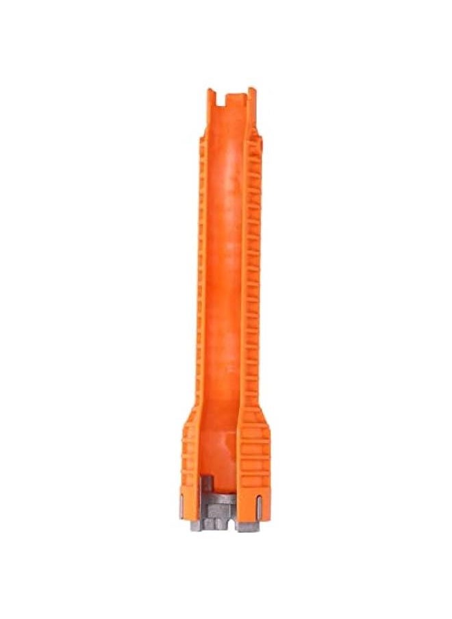 Faucet Sink Installer, Water Pipe Wrench Easy to Rotate Single Head Plumbing Repair for Bathroom for Toilet Bowl for Plumbers for Kitchen