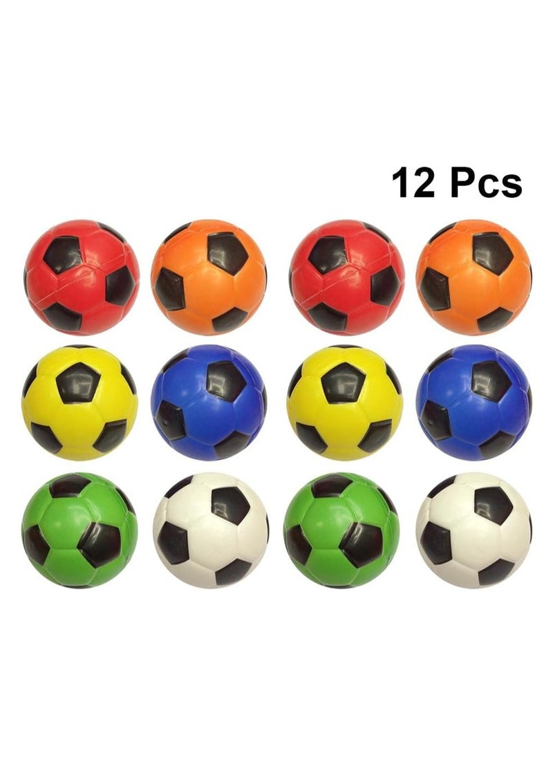 Sponge Football, 12 Pieces Small Foam Football Sponge Sports Balls Mini Balls Sponge Balls for Kids