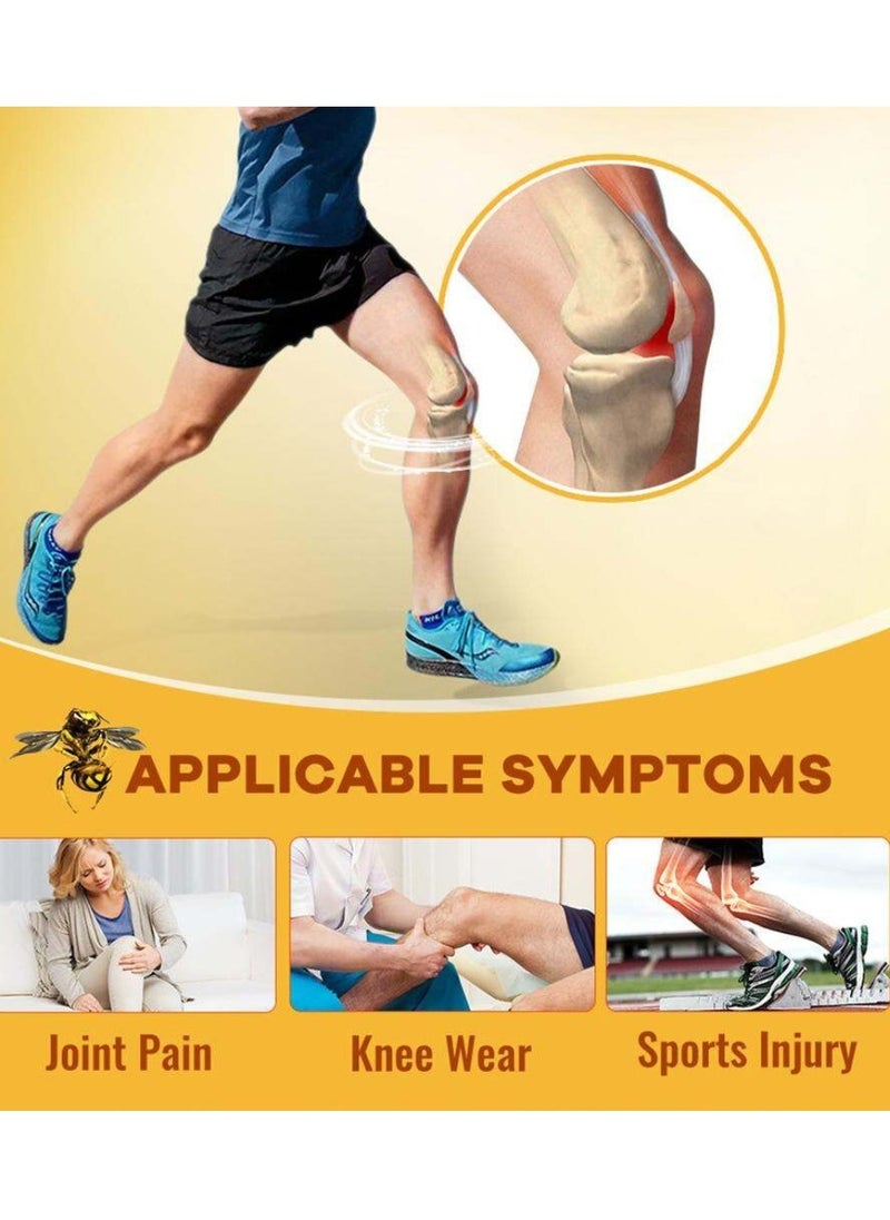 5 Pcs Combo Meniscus Pain Relief Ointment Cream Joint Arthritis Pain Relief Cream Knee Care Bee Venom Cream for Joint Care Treatment Gel Cream Bee Venom Joint & Muscle Pain Relief Cream 5x20g