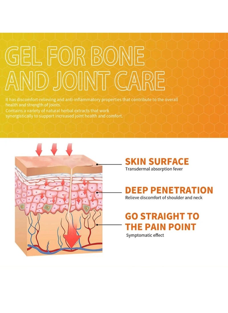 5 Pcs Combo Meniscus Pain Relief Ointment Cream Joint Arthritis Pain Relief Cream Knee Care Bee Venom Cream for Joint Care Treatment Gel Cream Bee Venom Joint & Muscle Pain Relief Cream 5x20g