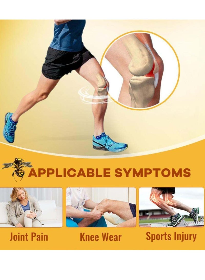 5pcs Meniscus Pain Relief Cream Joint Pain Relief Cream Knee Care Bee venom Cream for Joint Care Treatment Gel Cream Bee Venom Pain Relief Cream 5x20g