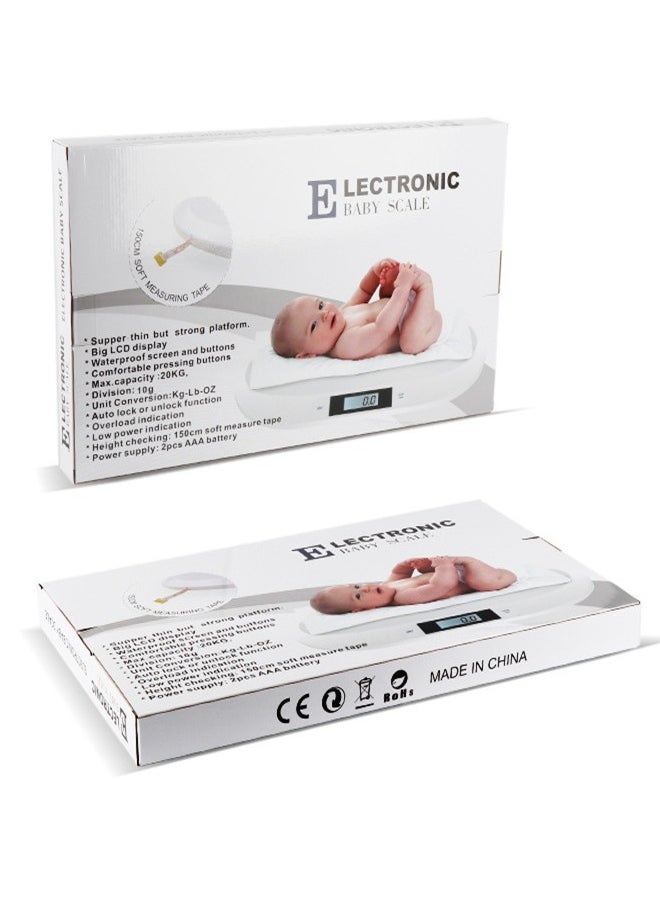 New electronic weighing scale for newborns with measuring tape 20kg