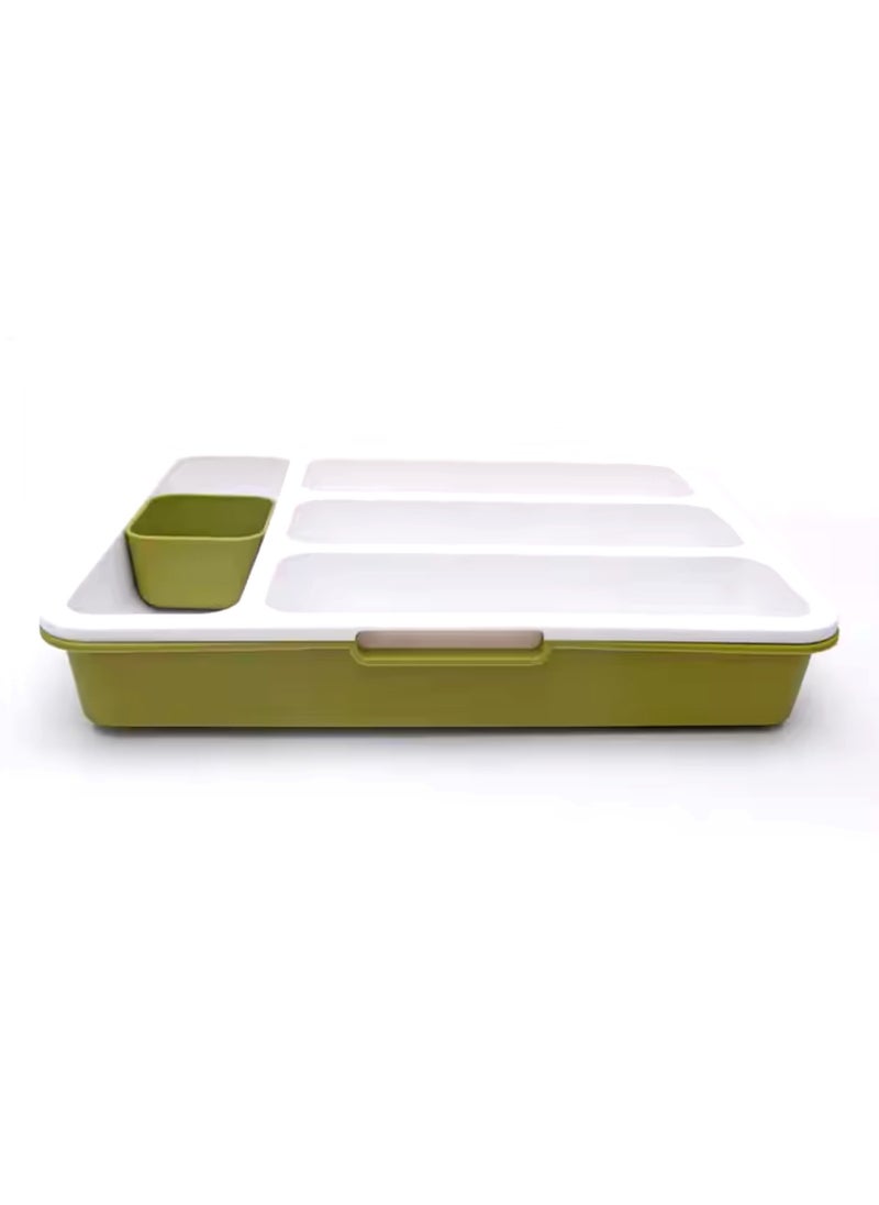 Kitchen Expandable Drawer Organiser, Cutlery Tray, Adjustable Drawer Partitioner