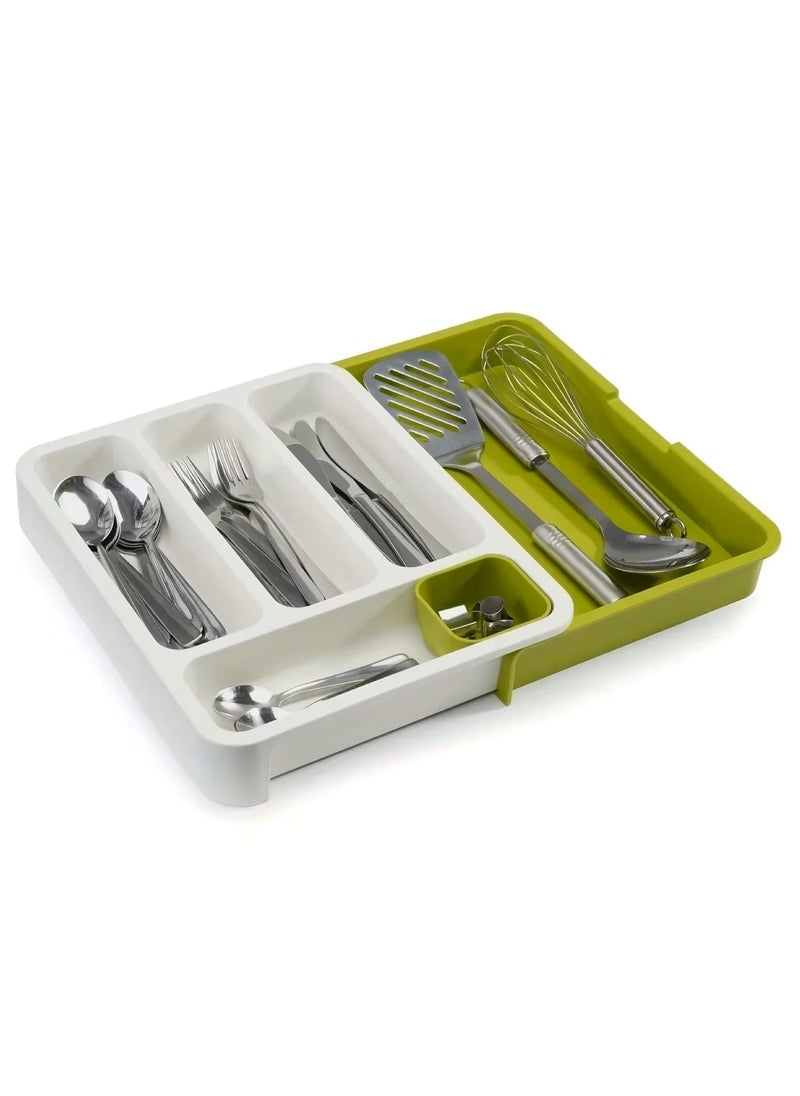 Kitchen Expandable Drawer Organiser, Cutlery Tray, Adjustable Drawer Partitioner