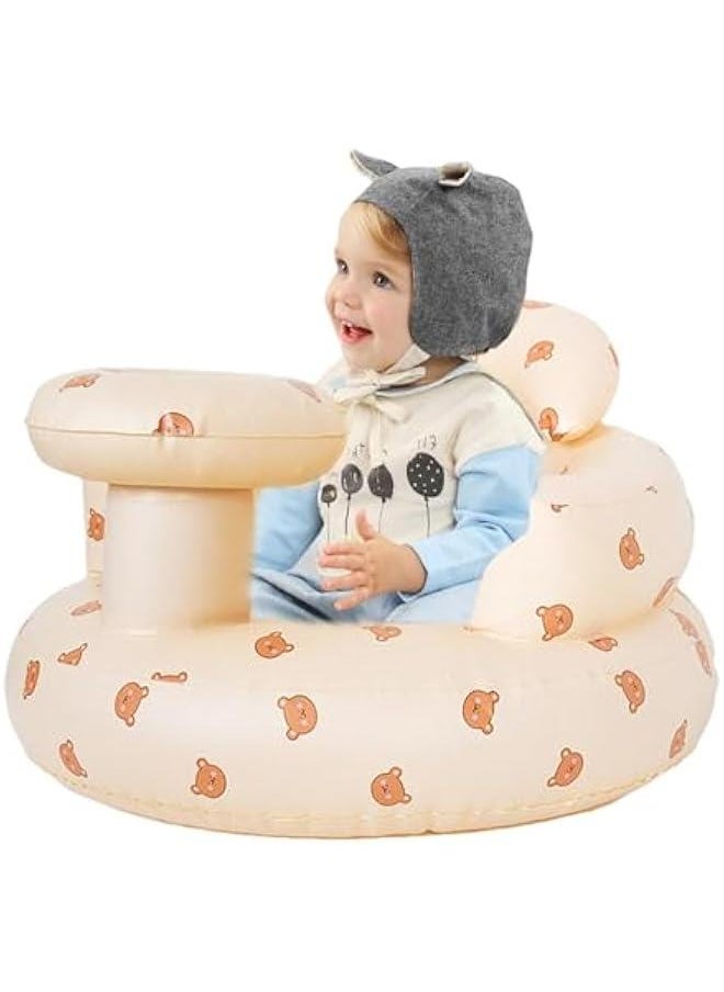 Inflatable Toddler Chair | Baby Chair | Baby Support Seat, Built in Air Pump Chair, Lightweight Toddler Seat, Soft Inflatable Baby Chair for Babies 3-36 Months, for Home Travelling