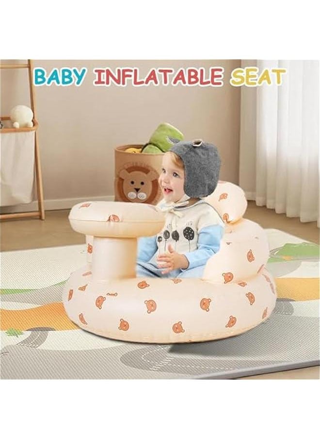 Inflatable Toddler Chair | Baby Chair | Baby Support Seat, Built in Air Pump Chair, Lightweight Toddler Seat, Soft Inflatable Baby Chair for Babies 3-36 Months, for Home Travelling