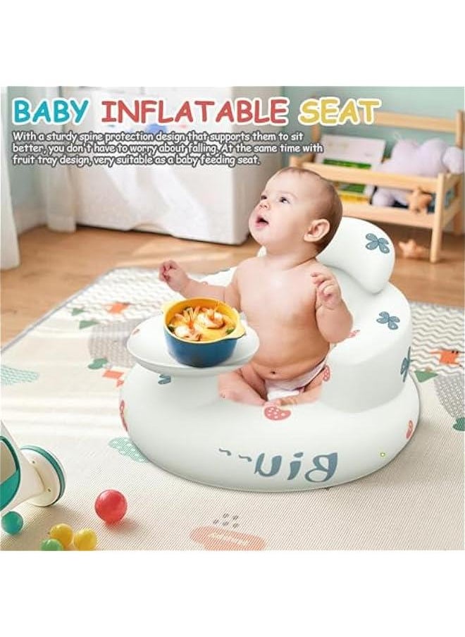 Inflatable Toddler Chair | Baby Chair | Baby Support Seat, Built in Air Pump Chair, Lightweight Toddler Seat, Soft Inflatable Baby Chair for Babies 3-36 Months, for Home Travelling