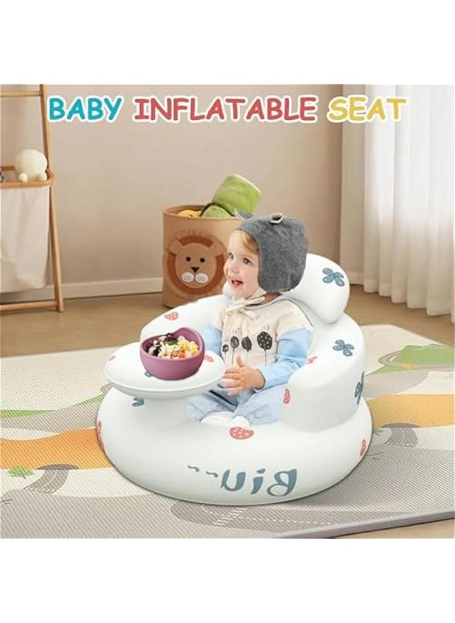 Inflatable Toddler Chair | Baby Chair | Baby Support Seat, Built in Air Pump Chair, Lightweight Toddler Seat, Soft Inflatable Baby Chair for Babies 3-36 Months, for Home Travelling