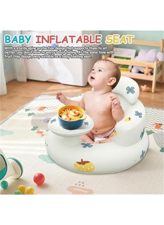 Inflatable Toddler Chair | Baby Chair | Baby Support Seat, Built in Air Pump Chair, Lightweight Toddler Seat, Soft Inflatable Baby Chair for Babies 3-36 Months, for Home Travelling