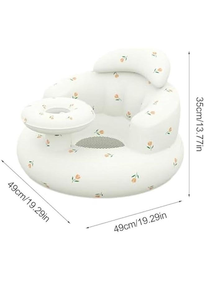 Inflatable Toddler Chair | Baby Chair | Baby Support Seat, Built in Air Pump Chair, Lightweight Toddler Seat, Soft Inflatable Baby Chair for Babies 3-36 Months, for Home Travelling