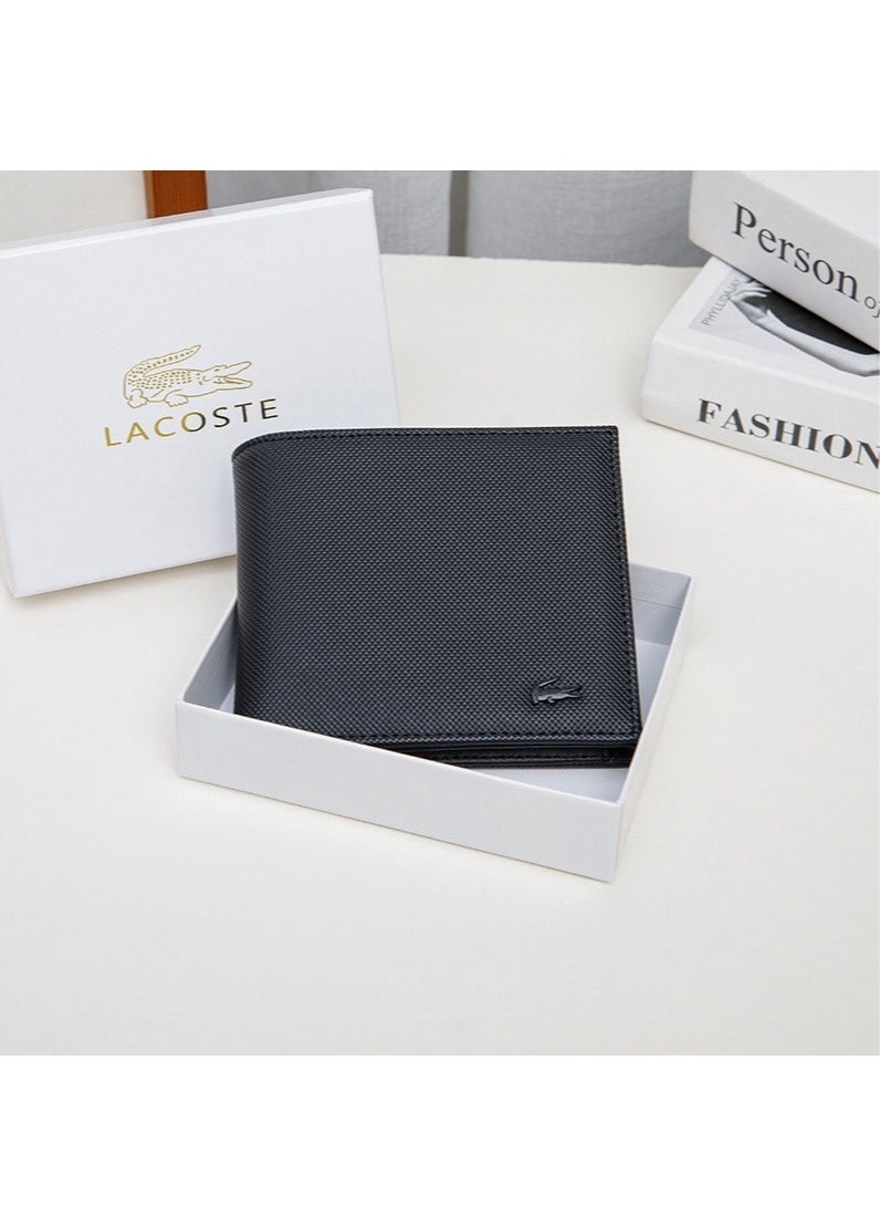 Lacoste Bifold Leather Short Wallet