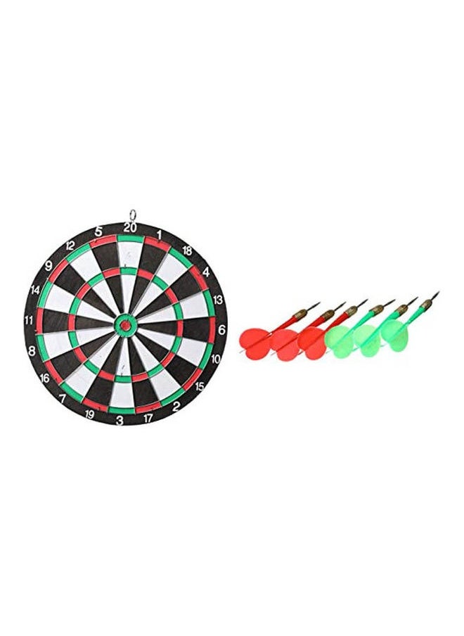 Dart Board Game With 6 Dart 38cm