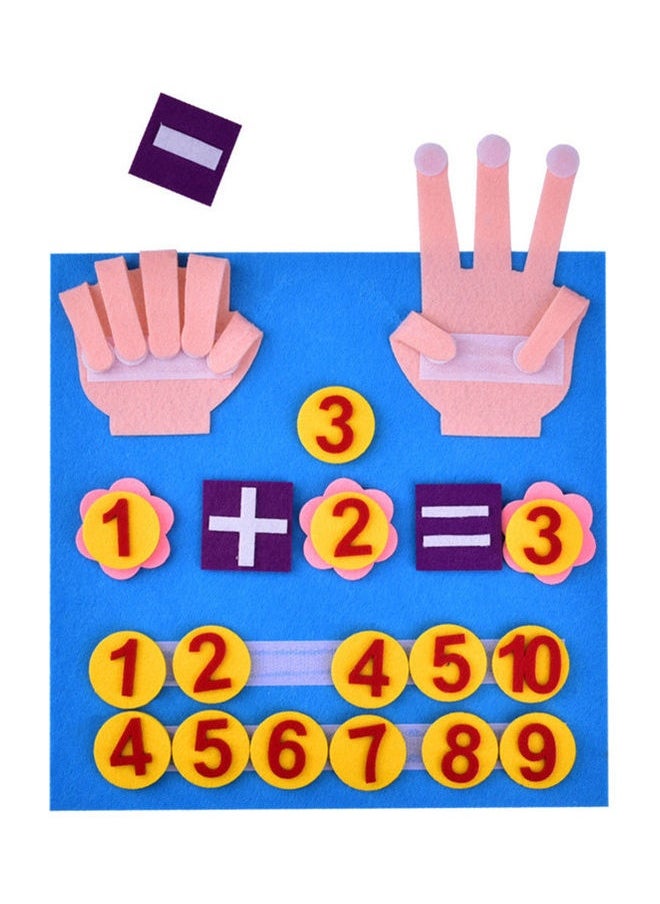 Kids Montessori Math Toys Finger Numbers Counting Set 30x30cm