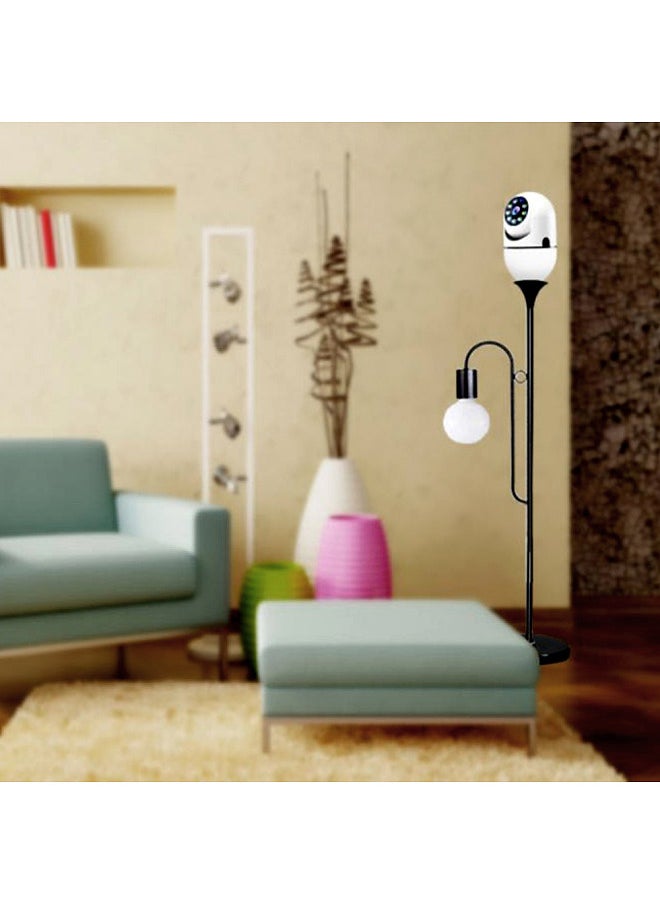 WiFi 360 Panoramic Bulb Camera, 1080P Security Camera, 360 Degree Panoramic Viewing Wireless Home Surveillance Camera