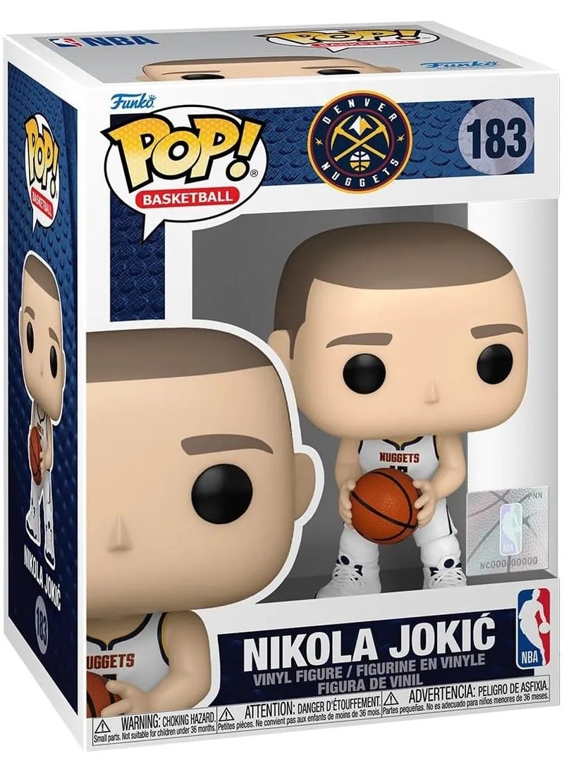 NBA Nikola Jokić (White Denver Nuggets Jersey)