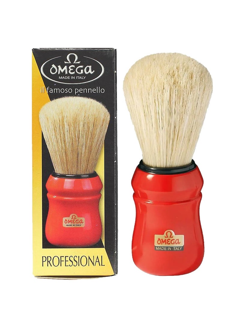 Omega Professional Shaving Brush Red