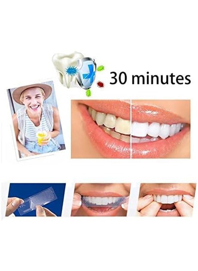 3-Piece 3D Whitening Teeth Strip, Teeth Whitener, Strips White Strips for Removing Smoking Coffee Stain, Yellow Stains, Gentle and Fast, Home Use Tooth Whitening