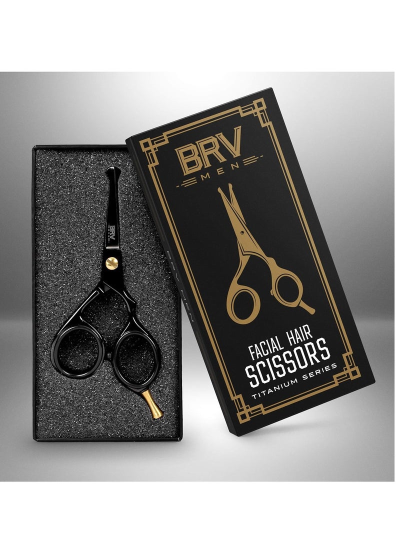 Rounded-Tip Small Trim Scissors for Men 4.2