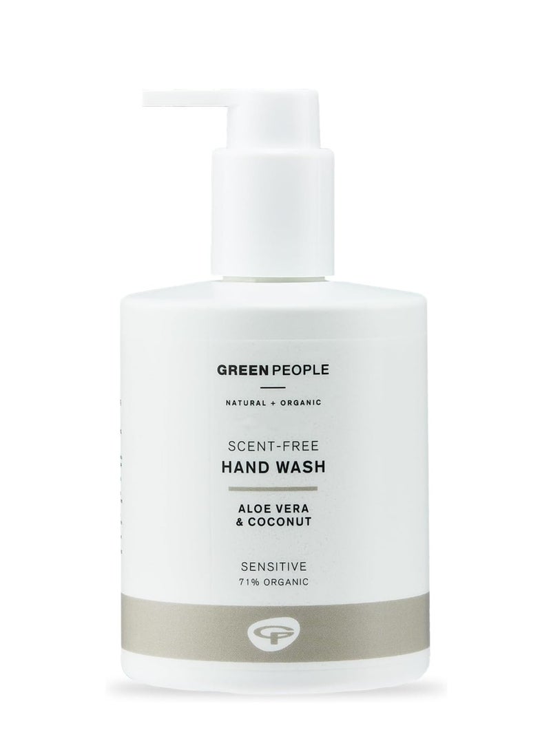 Scent Free Hand Wash 75ml Natural Organic Hand Wash Deodorant Eczema Friendly Ultra Gentle Hand Wash for Sensitive Skin Paraben Free SLS Free and Unperfumed Cruelty Free and Vegan