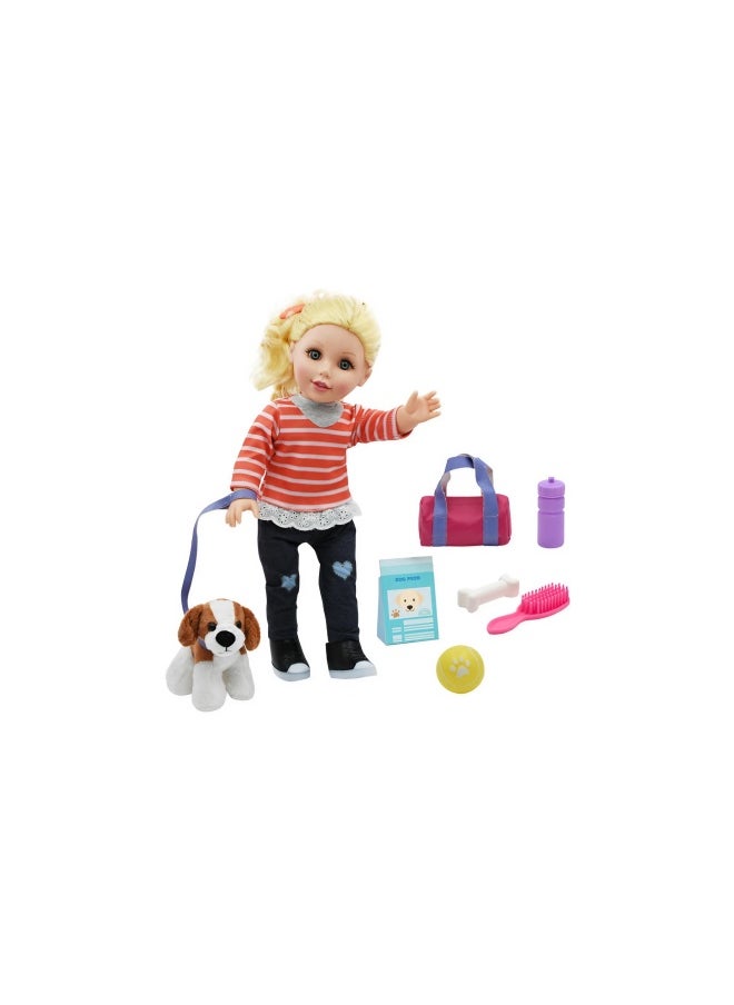 Baby Maziuna Imagine Us Dog Park Day Doll Playset (45.72 cm)