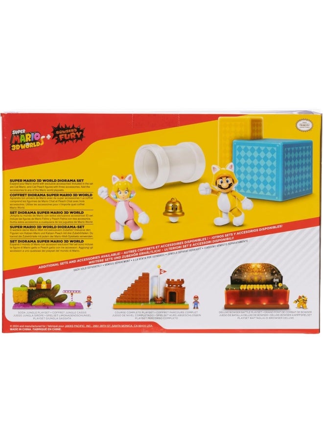 Nintendo Super Mario 3D Words with Bowsers Fury Action Figures (6.35 cm)