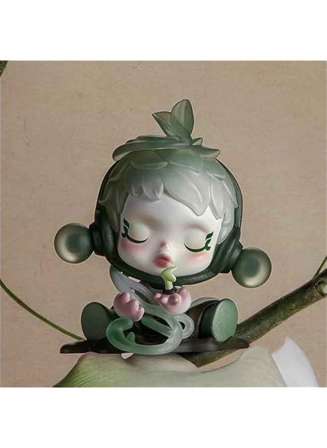 SKULLPANDA The Ink Plum Blossom Series Figures 3Boxes 2.5 inches Articulated Character Premium Design gifts for women Fan-Favorite blind box Collectible Toy Art Toy Action Figure