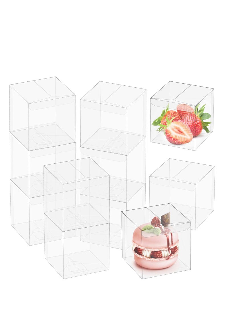 Clear Plastic Boxes Transparent Party Favor Boxes for Wedding Party Treat Candy Chocolate