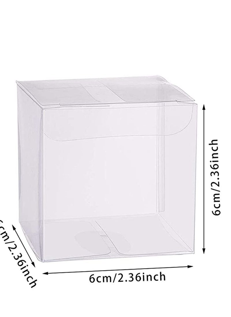 Clear Plastic Boxes Transparent Party Favor Boxes for Wedding Party Treat Candy Chocolate