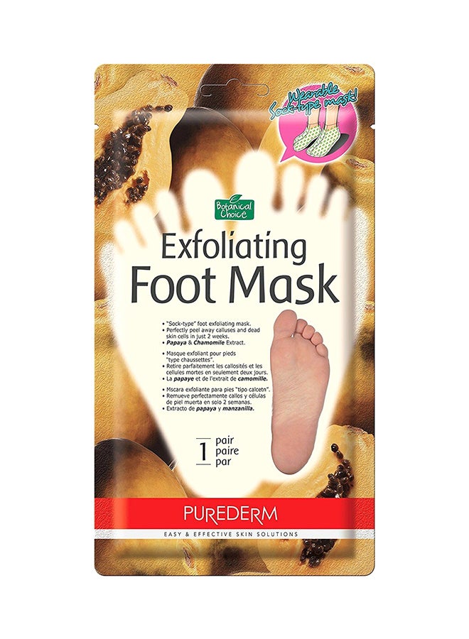 Botanical Choice Exfoliating Papaya Foot Mask