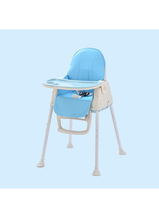 7-In-1 Adjustable And Foldable, 5-Point Safety Belt Baby Dining Chair