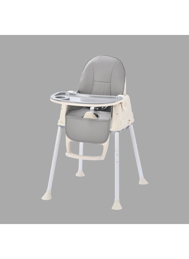 7-In-1 Adjustable And Foldable, 5-Point Safety Belt Baby Dining Chair