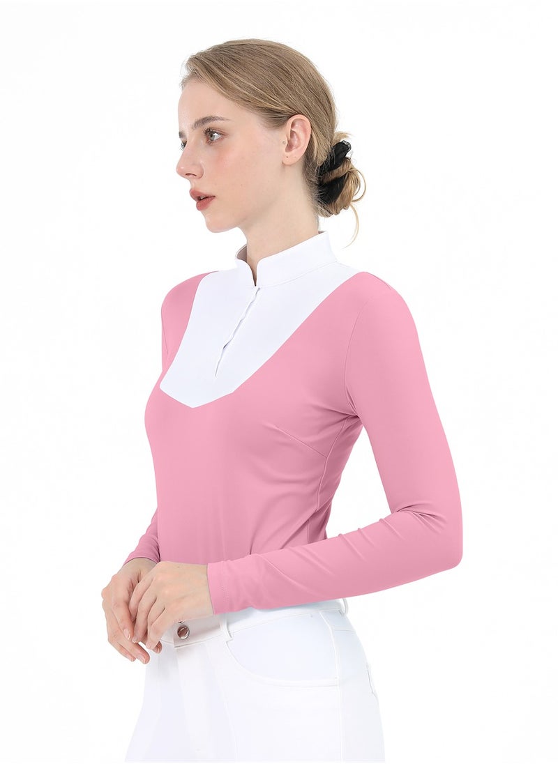 Equestrian Shirts Longsleeve Riding Top Women