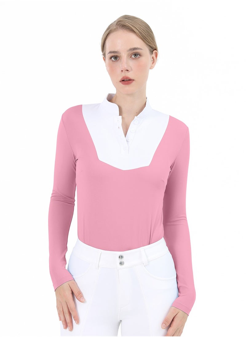 Equestrian Shirts Longsleeve Riding Top Women