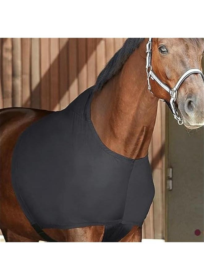 Horse Sleazy Shoulder | Horse Stretchy Shoulder Guard | Horse Chest Saver Protector, Stretch Vest, Anti Rub Bib for Comfort & Protection