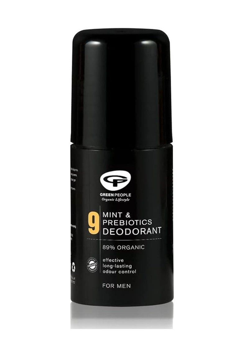 for Men No 9 Mint and Prebiotics Deodorant 75 ml