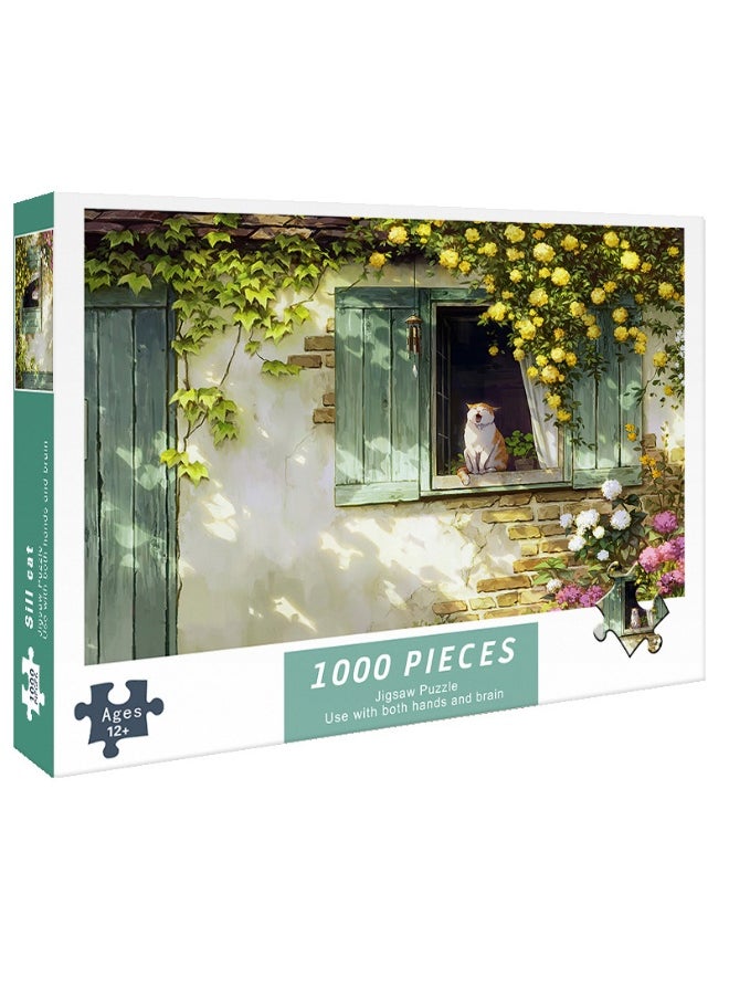 1000-Piece Mind-Bending Puzzle Game for Leisure and Fun