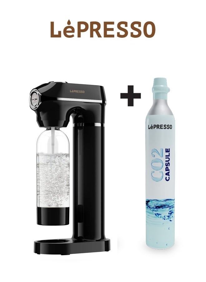 Carbonator Sparkling Water Maker 800mL with one CO2 Capsule