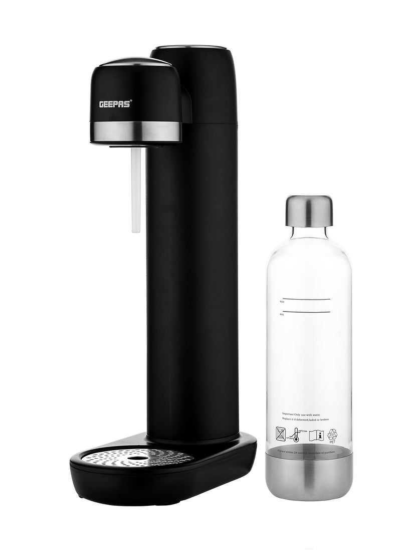 Soda Maker With 900 ml Capacity,  Auto Release Pressure, Environmentally Friendly, No Electricity Required | Sparkling Water, Strong Bubbles, Fizzy Beverages | Perfect for Making Flavored Drinks, Healthier Sodas