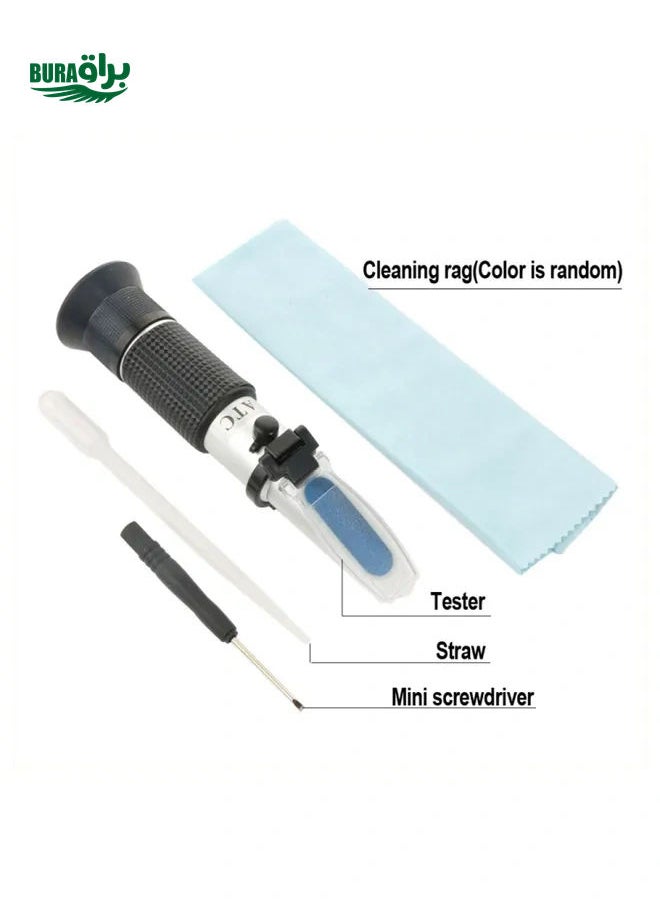 RZ121 Alcohol Refractometer Grape Wine Sugar Content 0~25% Alcohol Concentration 0~40% Brix Tester Meter ATC Handheld Tool