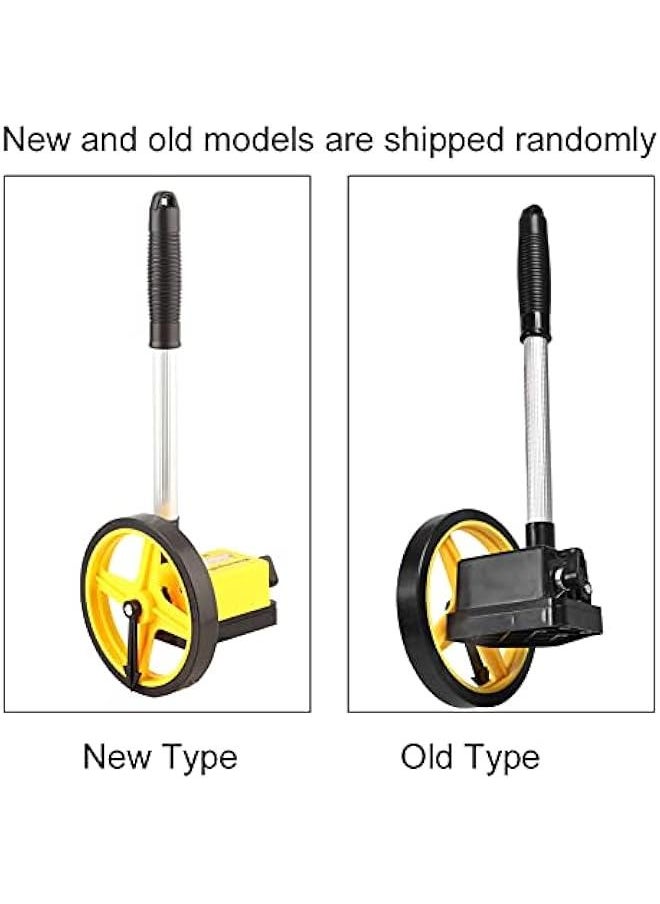 Anti-Deformation Distance Measuring Wheel, Distance Wheel, Portable Construction Workers for Surveyors(Small wheel)