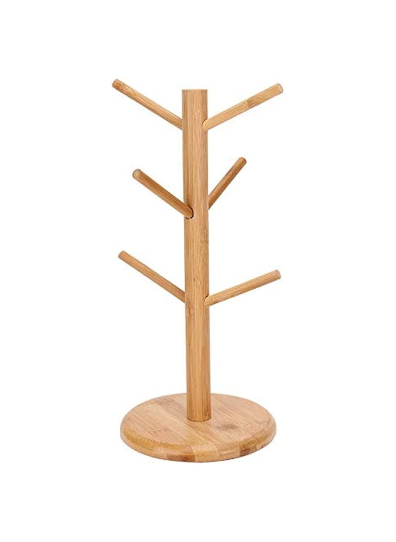 Wooden Mug Cup Tree Holder Stand