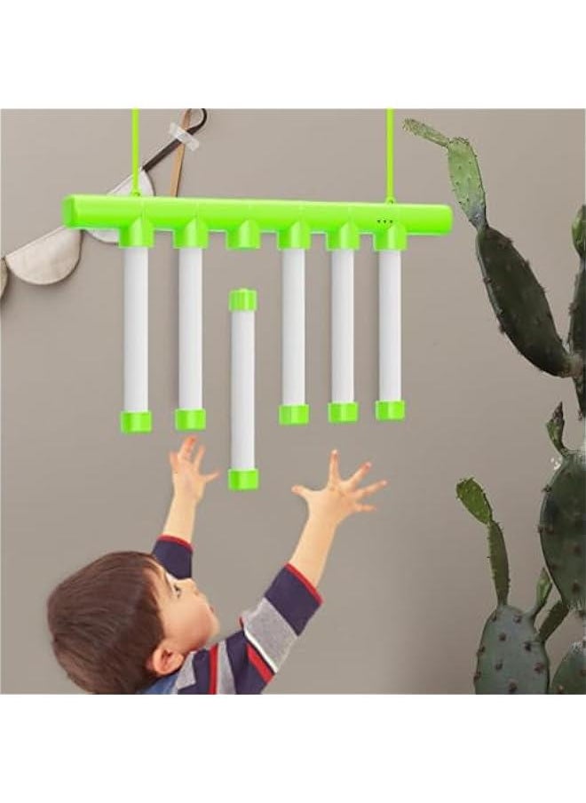 Reflex Hand Challenge, Reflex Challenge Game, Adjustable Speed Reaction Game, Falling Sticks Challenge Game, Drop Catch Win Game, Light-Up Training Sticks for Coordination Training