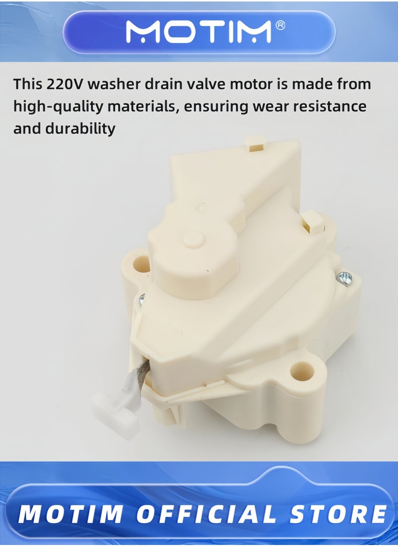 220V Washer Drain Valve Motor PQD-703 Double Stroke Tractor XPQ-6A QC22-1 for LG Fully Automatic Washing Machine Replacement Part