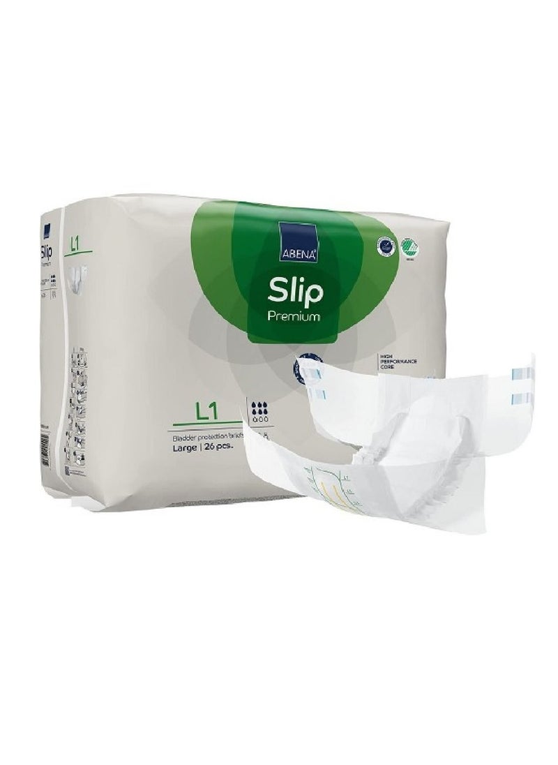 Slip Premium L1 Diapers 26's