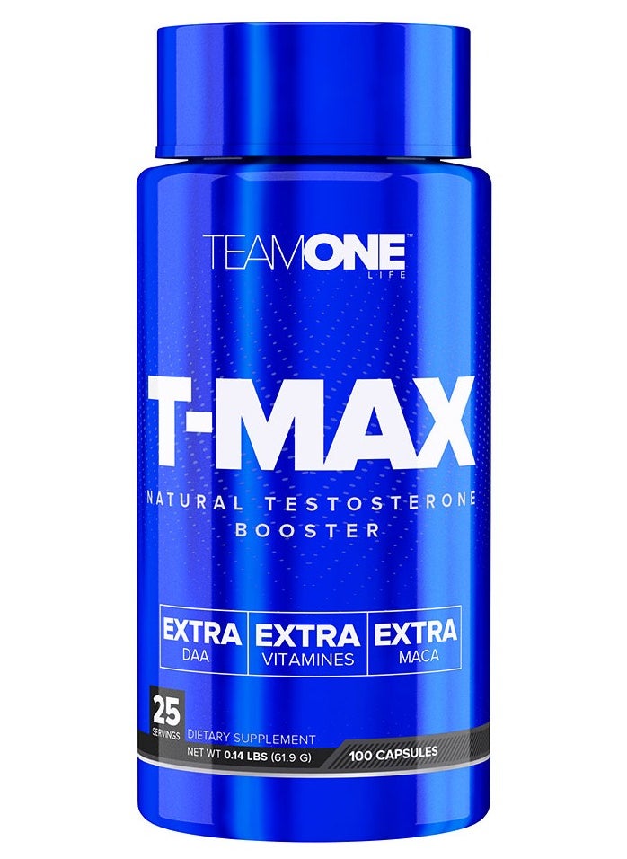 Tmax Testosterone Booster With Extra Daa And Maca 100 Capsules